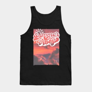 Summer Vibes  Hello summer Beach summertime Adventure travel sky Tank Top